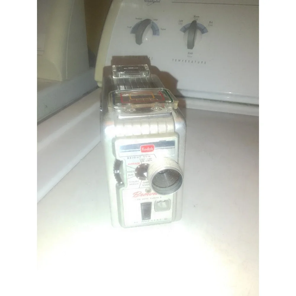 Vintage Kodak Brownie Movie Camera 8 MM Model 11 Comes With A Leather...